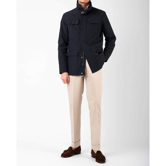 Canali Rain and Wind Tech Padded Field Jacket XL - Picture 1 of 12